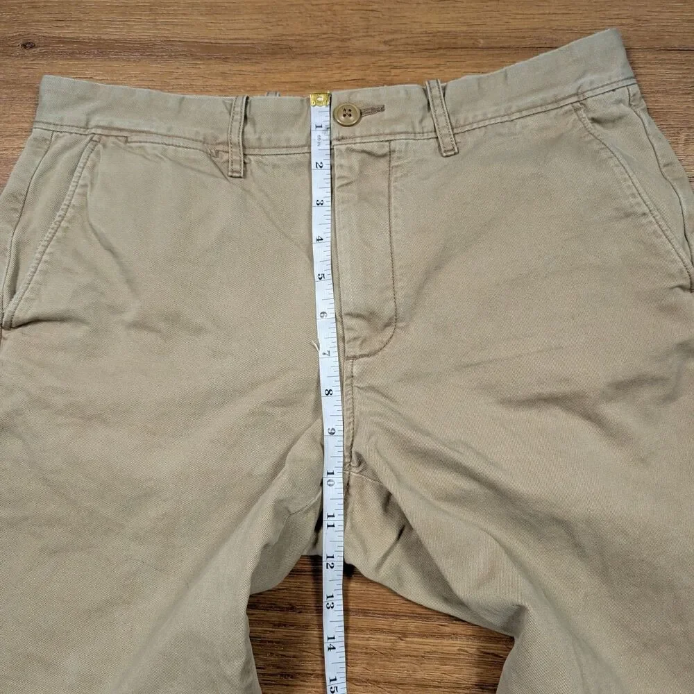 VTG J Crew Oarsman 770 Straight Chino Pants Mens 31x30(27) Beige Cotton Twill